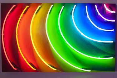 Spectrum Neon Art Sculpture thumb