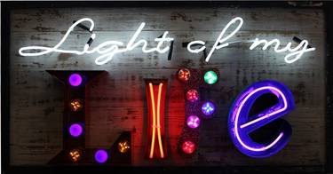 Light of my Life Neon Art Sculpture Sign thumb