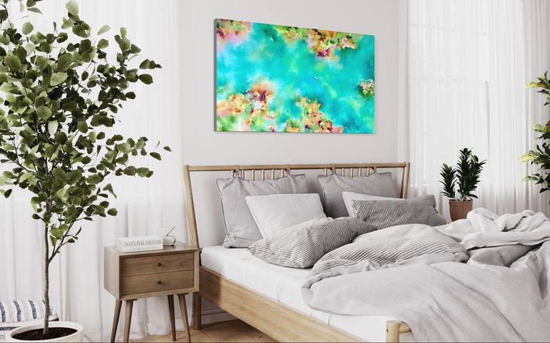 Original Abstract Water Painting by Kristyna Dostalova