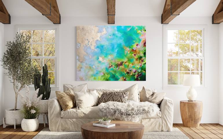 Original Abstract Expressionism Abstract Painting by Kristyna Dostalova