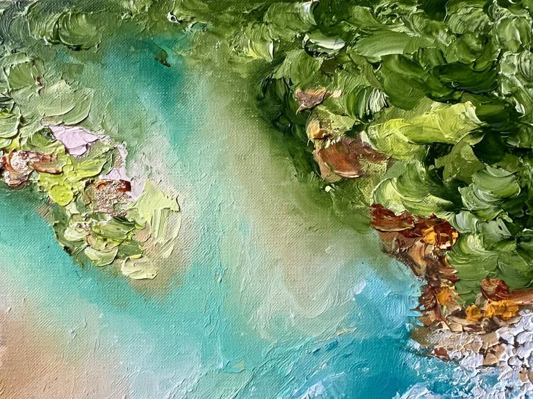 Original Aerial Painting by Kristyna Dostalova