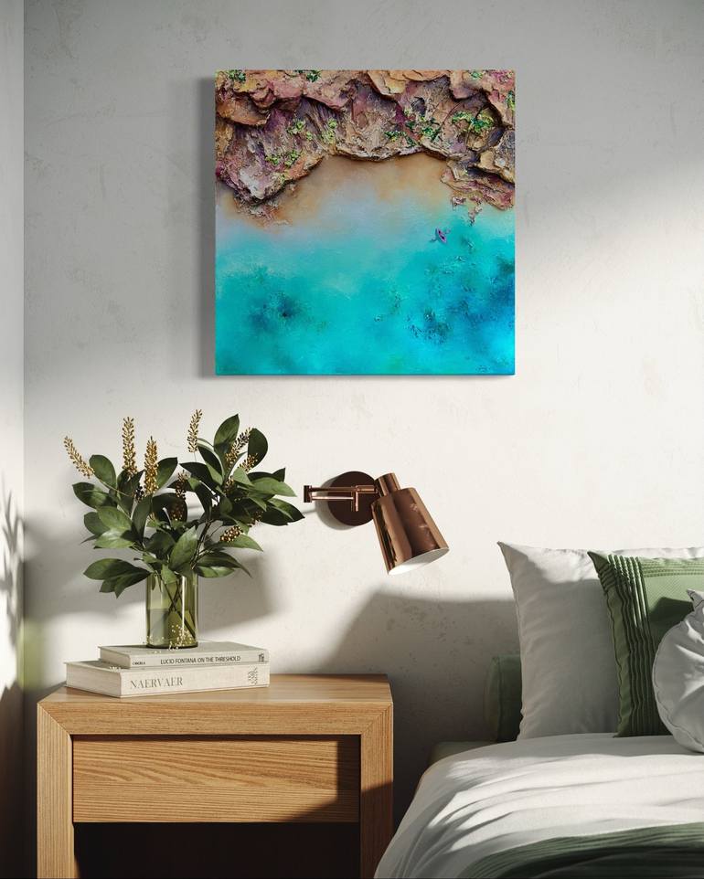 Original Abstract Water Painting by Kristyna Dostalova