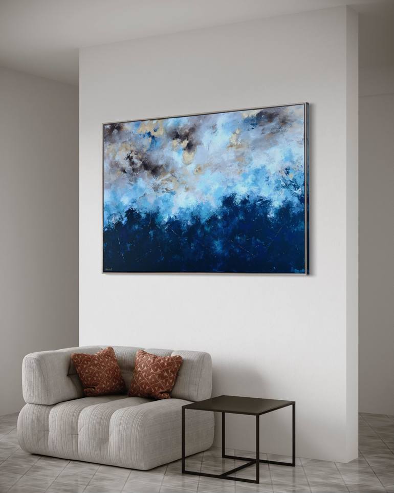 Original Abstract Expressionism Abstract Painting by Kristyna Dostalova