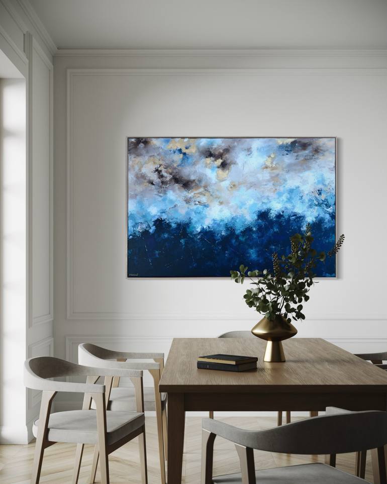 Original Abstract Expressionism Abstract Painting by Kristyna Dostalova