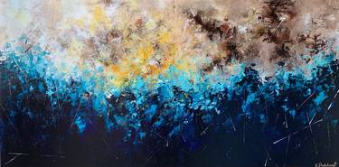 Original Abstract Expressionism Abstract Paintings by Kristyna Dostalova