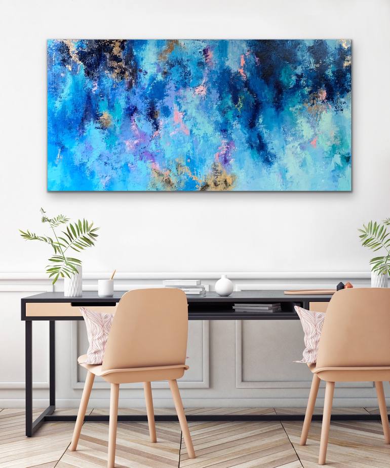 Original Abstract Expressionism Abstract Painting by Kristyna Dostalova