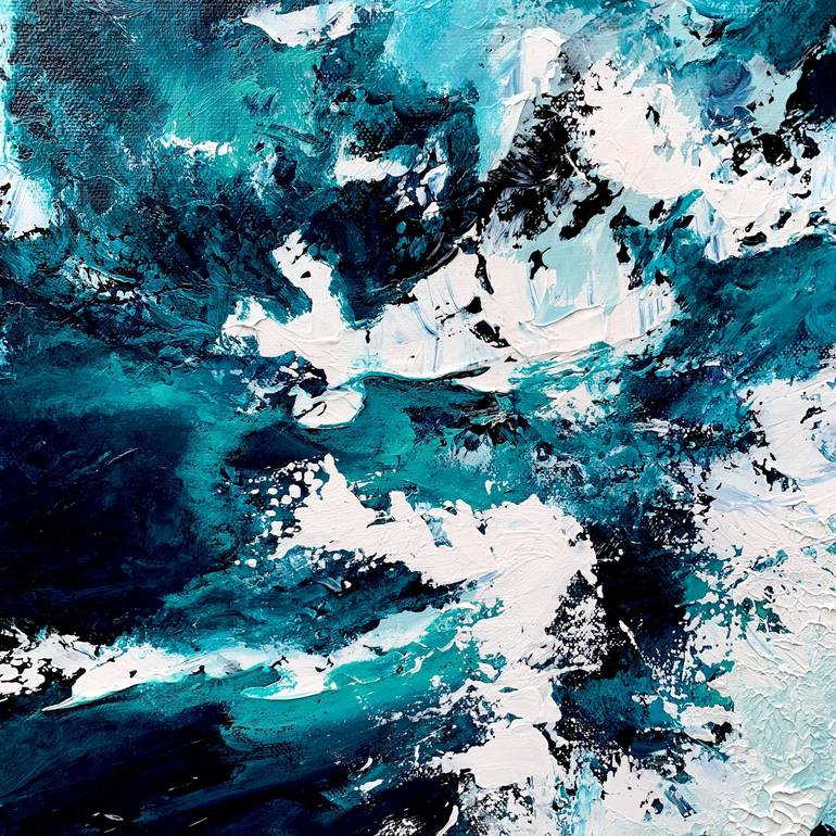 Original Abstract Aerial Painting by Kristyna Dostalova