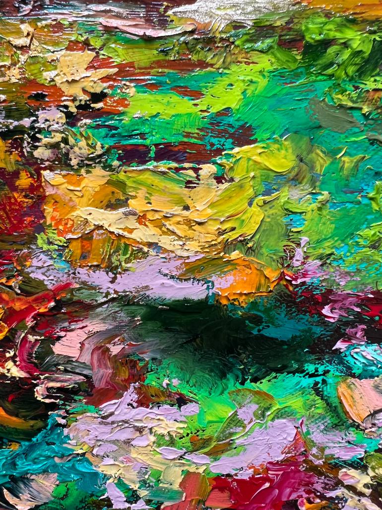 Original Abstract Landscape Painting by Kristyna Dostalova