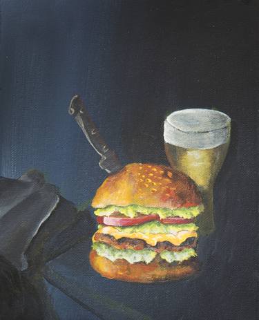 Original Food & Drink Painting by Leah LAH Pirone