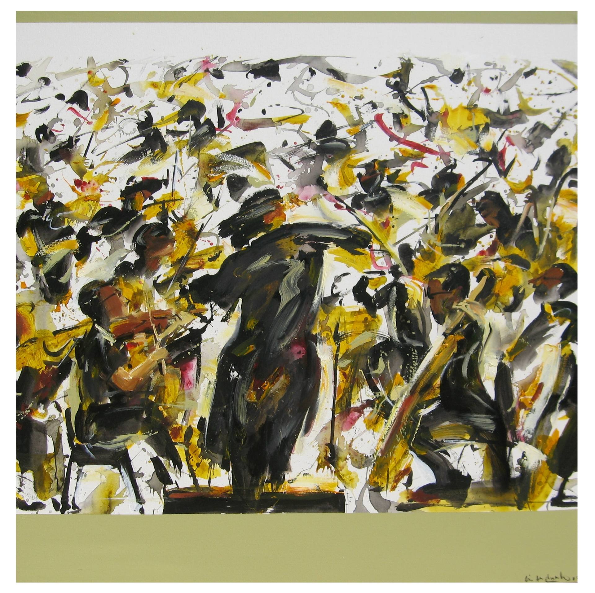 symphony orchestra 1 Painting by Lim Ah Cheng | Saatchi Art