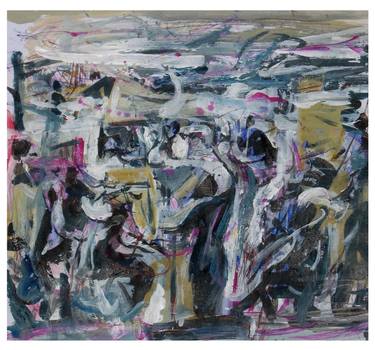 Print of Abstract Expressionism Performing Arts Paintings by lim ah cheng