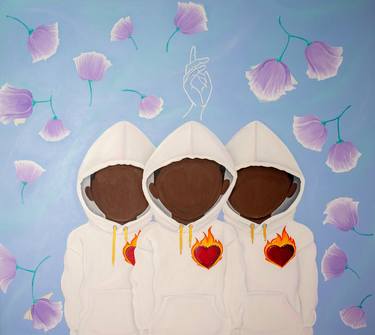 Saatchi Art Artist stephanie unaeze; Painting, “The Innocent 2- Black Boys Don’t Cry” #art