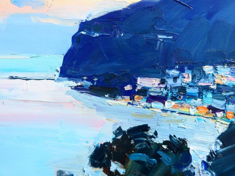 Original Contemporary Seascape Painting by Yegor Dulin
