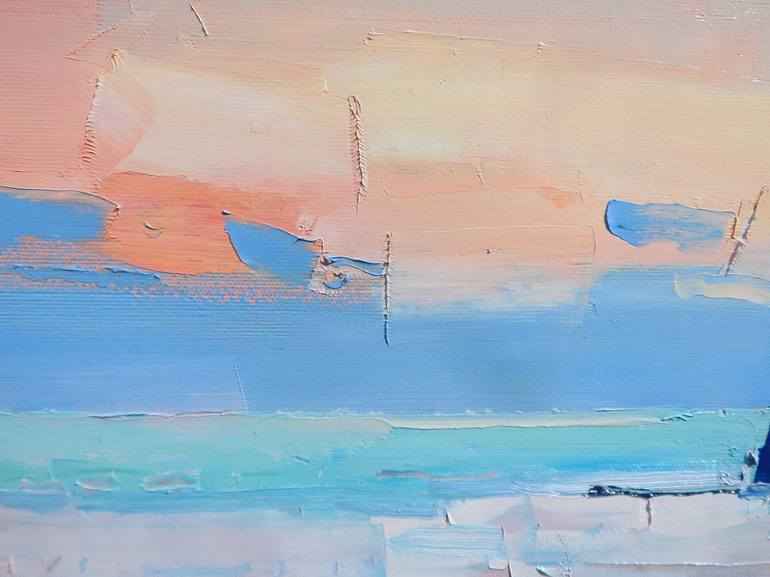 Original Contemporary Seascape Painting by Yegor Dulin