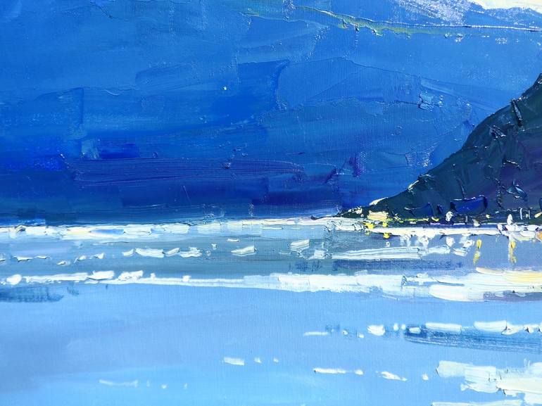 Original Expressionism Beach Painting by Yegor Dulin