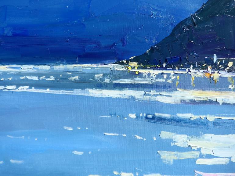 Original Expressionism Beach Painting by Yegor Dulin