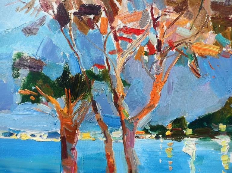 Original Expressionism Landscape Painting by Yegor Dulin