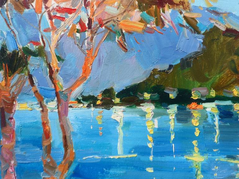 Original Expressionism Landscape Painting by Yegor Dulin