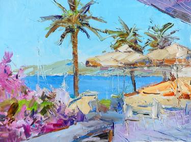 Original Expressionism Beach Paintings by Yegor Dulin