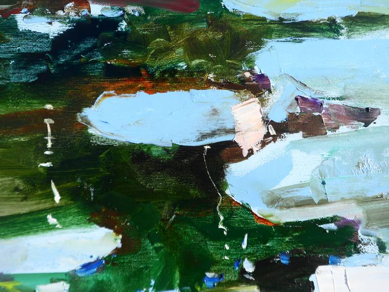 Original Expressionism Landscape Painting by Yegor Dulin