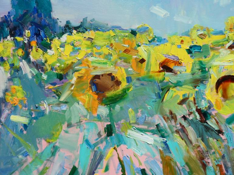 Original Expressionism Landscape Painting by Yegor Dulin