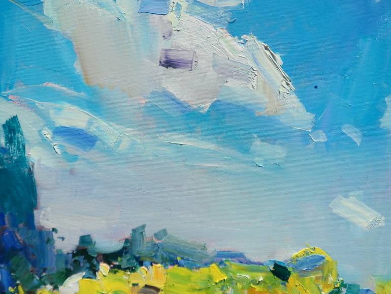 Original Expressionism Landscape Painting by Yegor Dulin