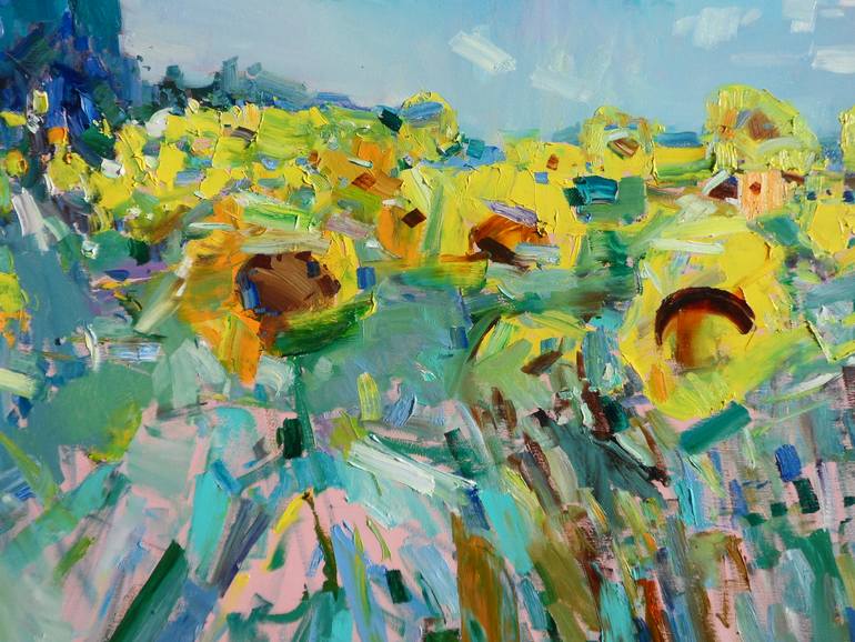 Original Expressionism Landscape Painting by Yegor Dulin