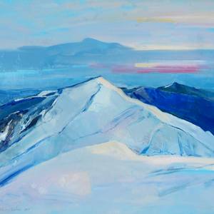 " Mountains in winter "