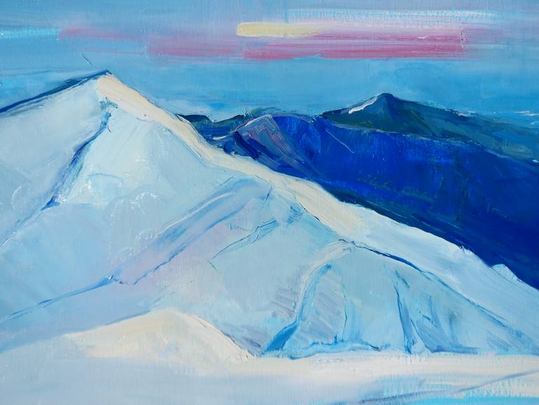 Original Abstract Expressionism Landscape Painting by Yegor Dulin