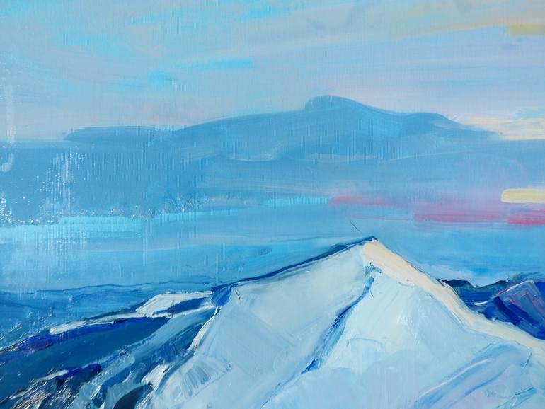 Original Abstract Expressionism Landscape Painting by Yegor Dulin