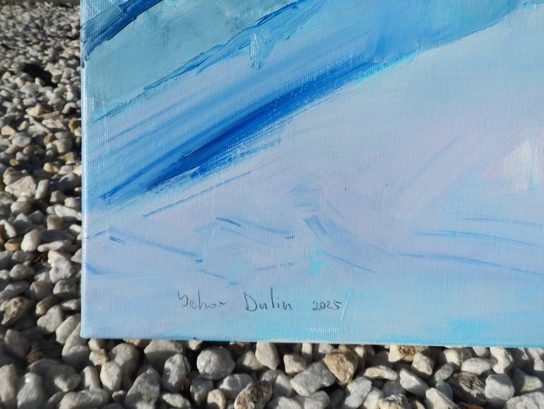Original Abstract Expressionism Landscape Painting by Yegor Dulin
