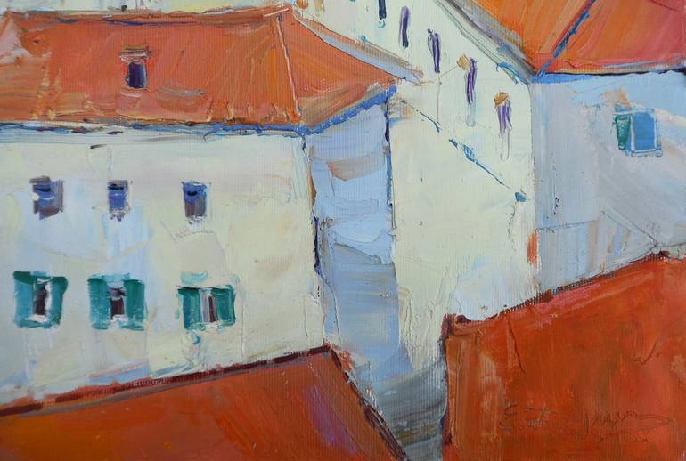 Original Impressionism Landscape Painting by Yegor Dulin
