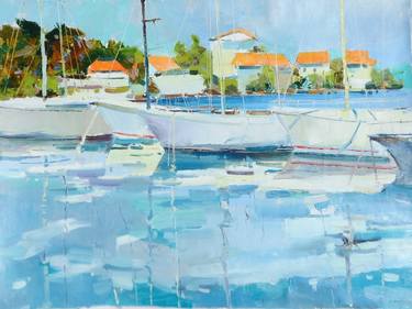 Original Beach Paintings by Yegor Dulin