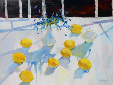 Original Fine Art Still Life Paintings by Yegor Dulin