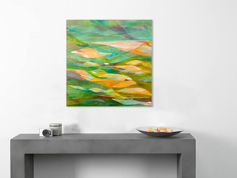 Original Abstract Seascape Painting by Marta Coll