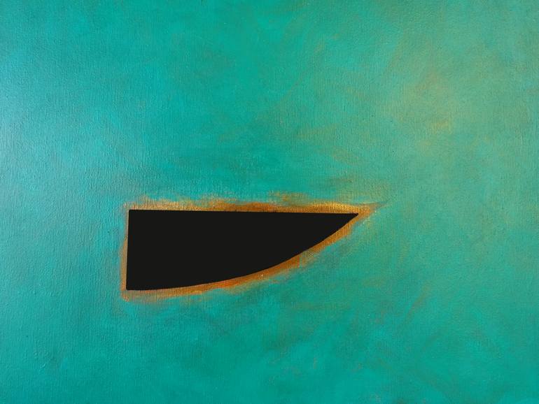 Original Abstract Expressionism Geometric Painting by Marta Coll