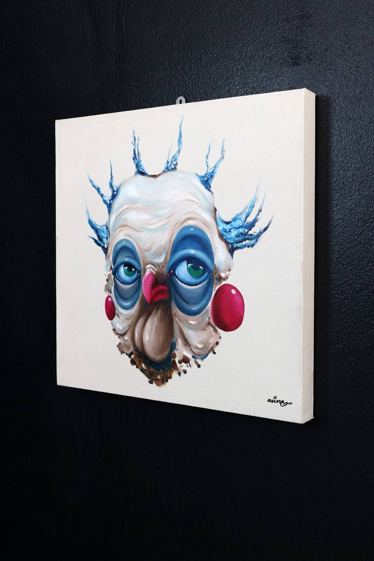 Original Street Art Graffiti Painting by Asin Chicken'S Farm