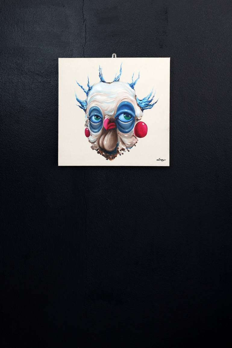 Original Street Art Graffiti Painting by Asin Chicken'S Farm