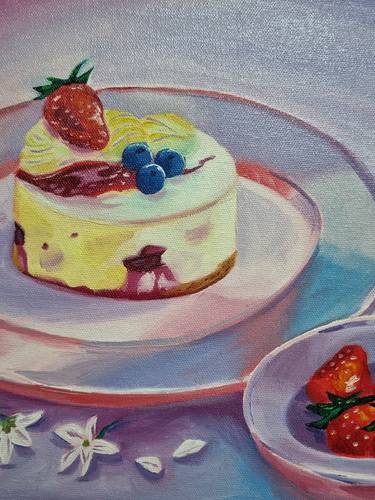 Original Impressionism Food & Drink Paintings by Prajakta Naik