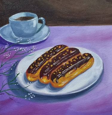 Original Expressionism Food & Drink Paintings by Prajakta Naik