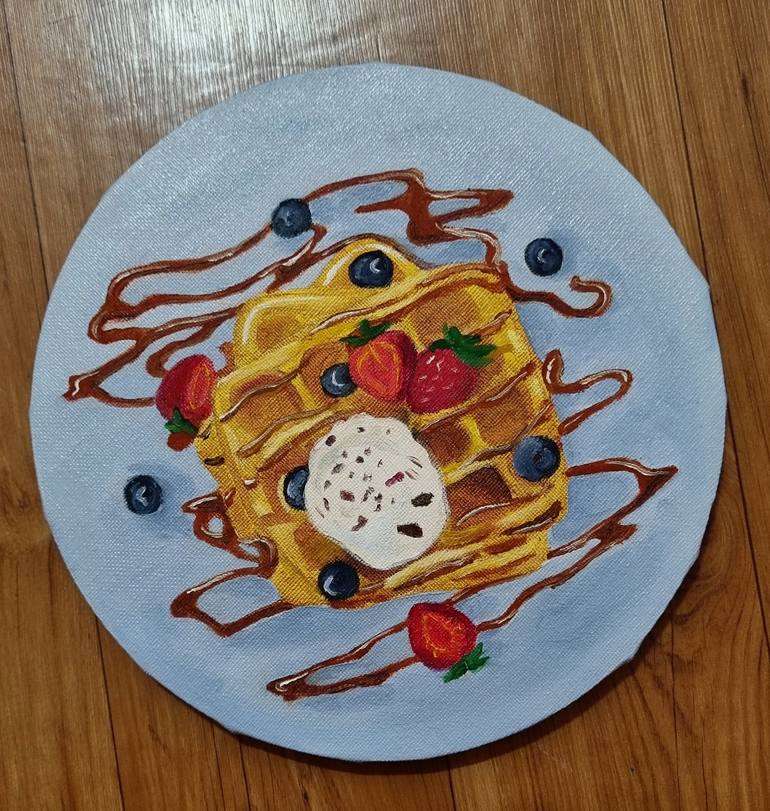 Original Modernism Food & Drink Painting by Prajakta Naik