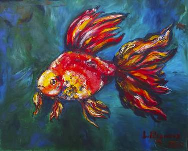 Original Fish Paintings by Mila Pisanova