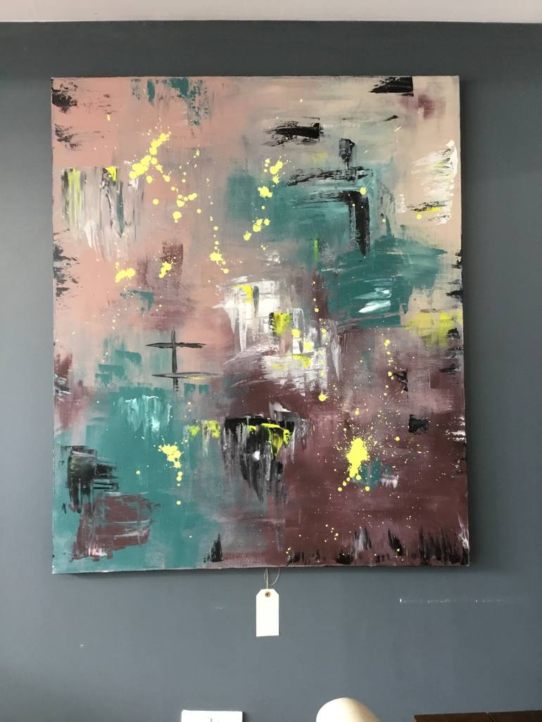 Original Abstract Painting by Catalina Art