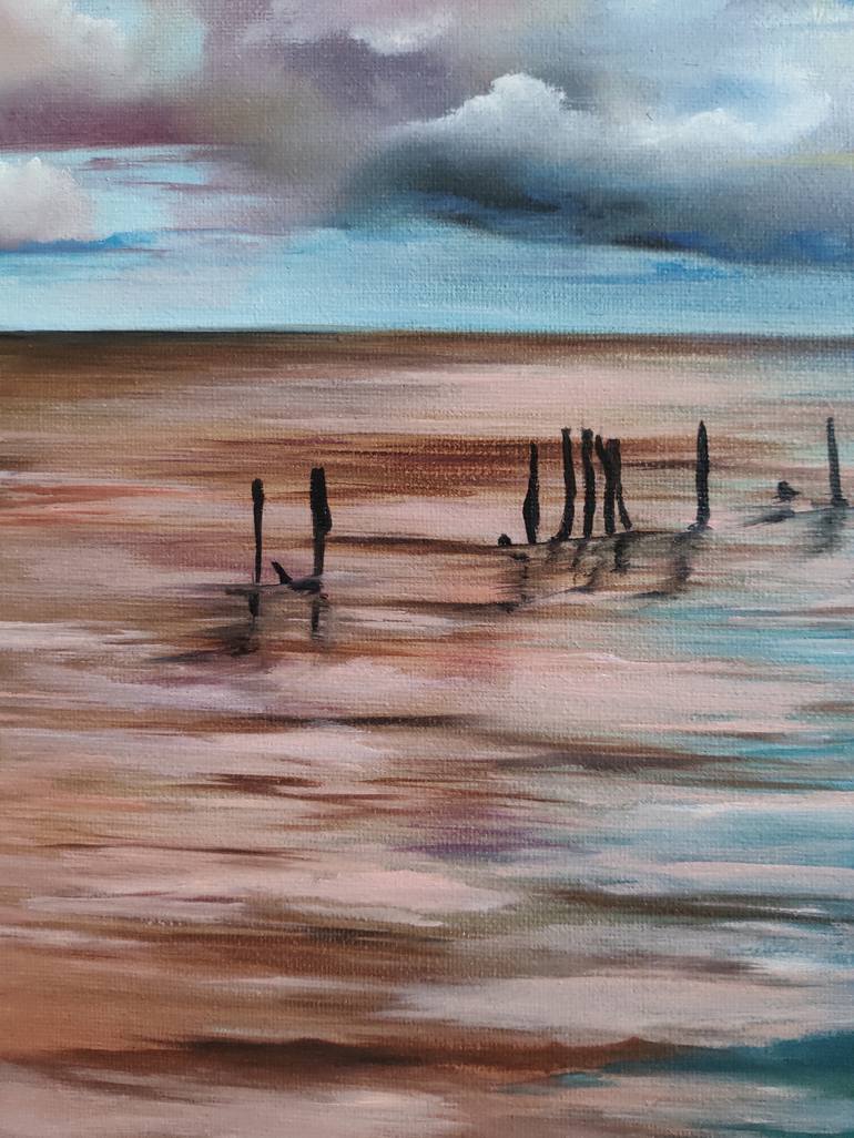 Original Realism Seascape Painting by Elena Lav