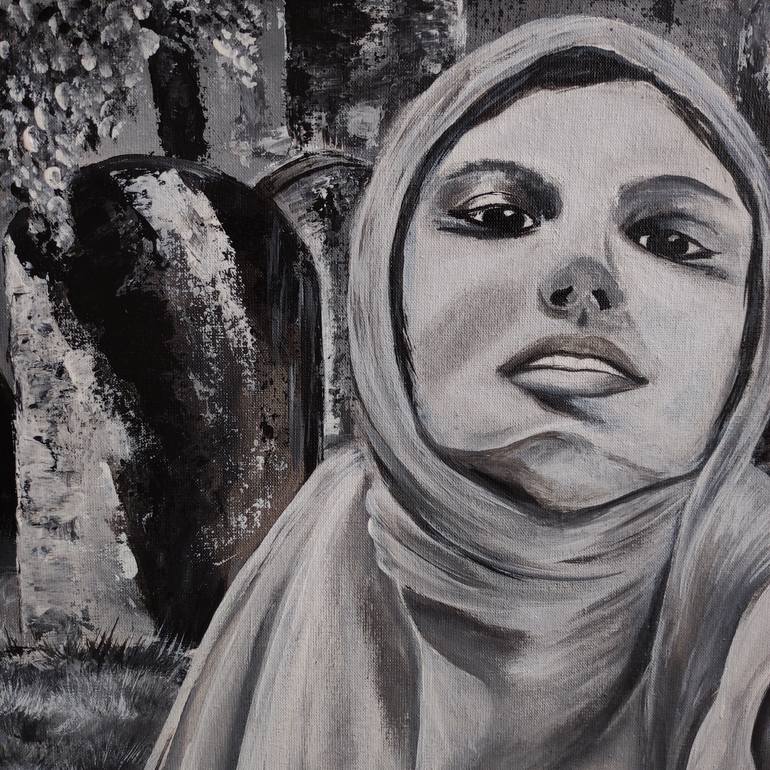 Original Conceptual People Painting by Elena Lav
