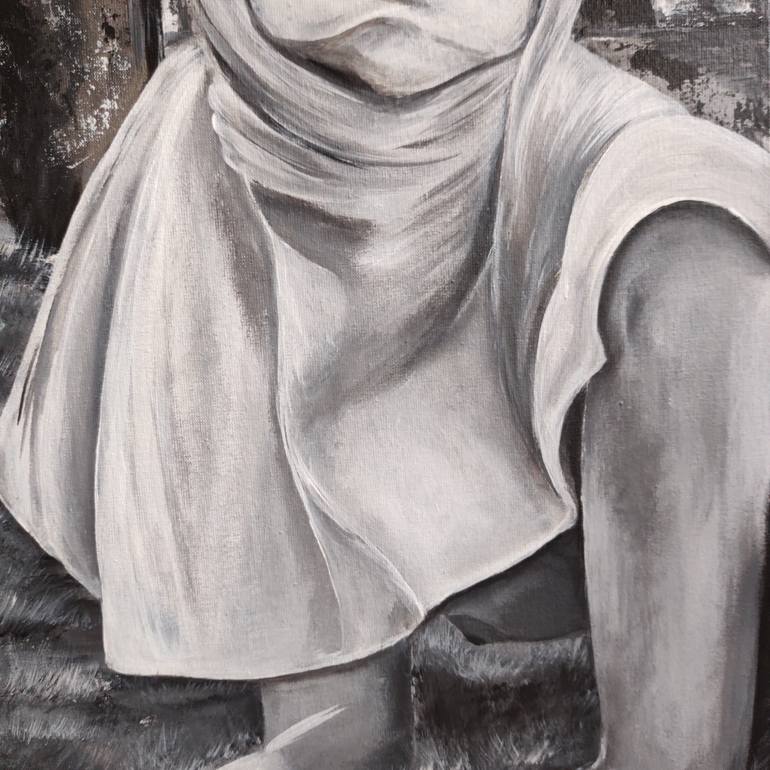 Original Conceptual People Painting by Elena Lav