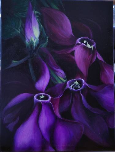 Original Floral Painting by Larissa Egner