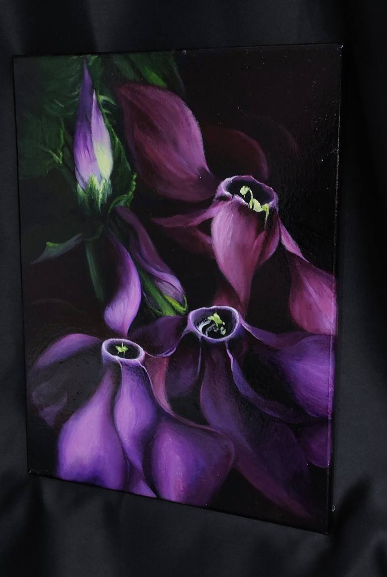 Original Realism Floral Painting by Larissa Egner