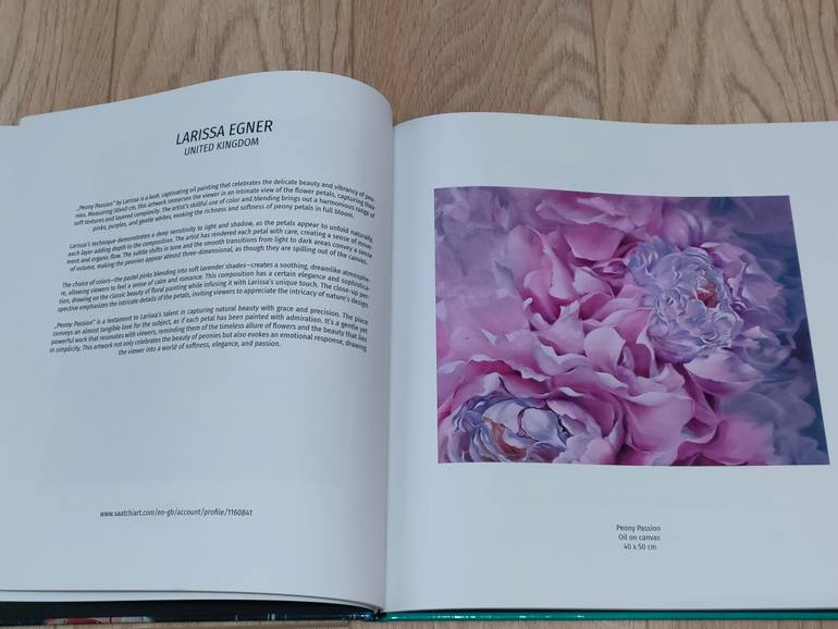 Original Expressionism Floral Painting by Larissa Egner