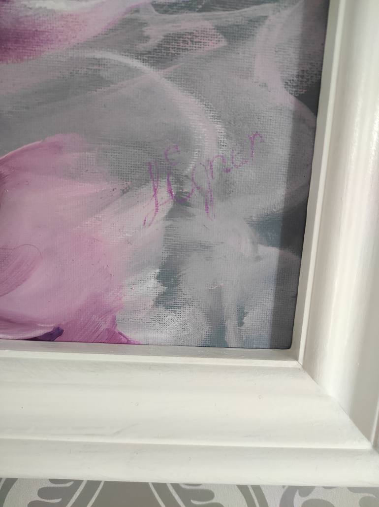 Original Expressionism Floral Painting by Larissa Egner